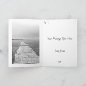 Rustige strandpromenade - Aanpasbare kaart (Binnen)