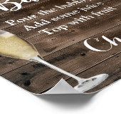 Rustige streepjesbandstreepjesbandverlichting Mimo Poster (Hoek)