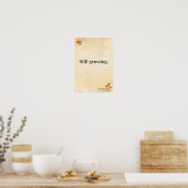 Rustige Studenten Muurkunst Poster (Keuken)
