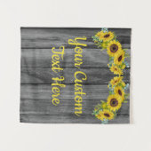 Rustige Sunflower Jubileum Party Backdrop Pro Wandkleed (Voorkant (horizontaal))