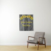 Rustige Sunflower Jubileum Party Backdrop Pro Wandkleed (In situ)