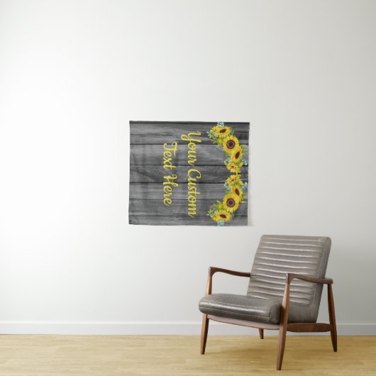 Rustige Sunflower Jubileum Party Backdrop Pro Wandkleed (In Situ (horizontaal))