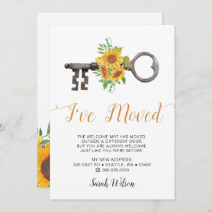 Rustige Sunflower  Key die ik heb verplaatst Aankondiging