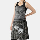 Rustige tas Vist naam Houtsport buitenshuis Schort (Insitu)