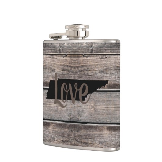 Rustige TENNESSEE LOVE in script | Heupfles (Links)