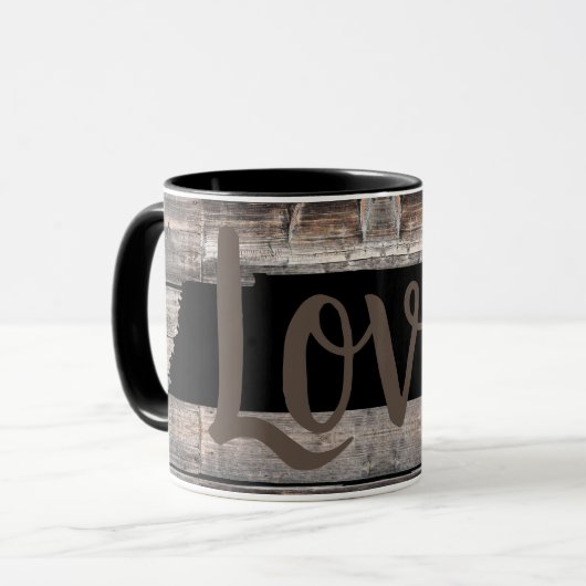 Rustige TENNESSEE LOVE in script Mok (Voorkant links)