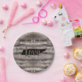Rustige TENNESSEE LOVE in script | Papieren Bordje (Feest)
