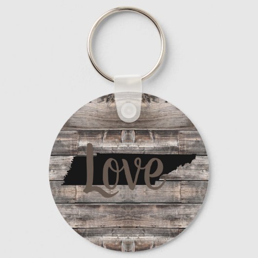 Rustige TENNESSEE LOVE in script Sleutelhanger (Voorkant)