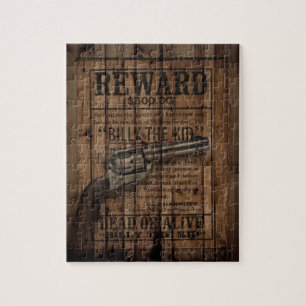 rustige texas star cowboy western land dubbel pist legpuzzel