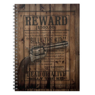 rustige texas star cowboy western land dubbel pist notitieboek