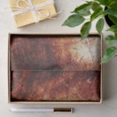 Rustige textuur Gold Rust Brown ontkoppeling Tissuepapier (Geschenk)