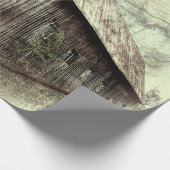 Rustige  textuur Oude schuur Cadeaupapier (Hoek)