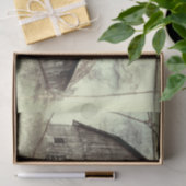 Rustige  textuur Oude schuur Tissuepapier (Geschenk)