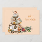 Rustige Thanksgiving Kaart (Voorkant / Achterkant)