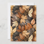 Rustige Thanksgiving Kaart (Achterkant)