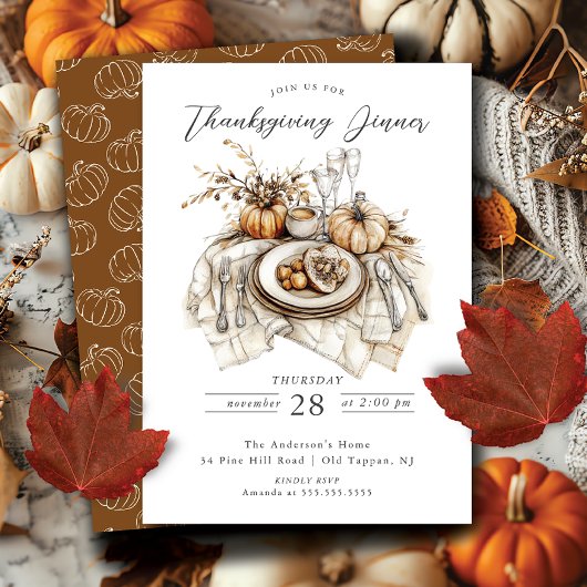 Rustige Thanksgiving Kaart