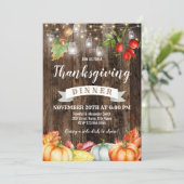 Rustige Thanksgiving Kaart (Staand voorkant)