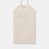 Rustige Thanksgiving Tafel Bounful Harvest Cadeaulabel (Achterkant)