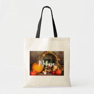 Rustige Thanksgiving Tafel Bounful Harvest Tote Bag