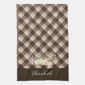 Rustige Thanksgiving Theedoek (Verticaal)