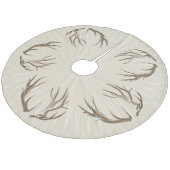 Rustige Thuis Deer Antlers kerstboomrok Kerstboom Rok (Gekanteld)