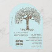 Rustige Tortelduifjes in het bos die in een boombr Kaart (Voorkant / Achterkant)