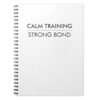 RUSTIGE TRAINING STERKE BAND – Minimaal honden tra Notitieboek