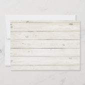 Rustige trouwzitjes. Landschapshouten schuur Kaart (Achterkant)