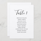 Rustige trouwzitjes. Modern land Kaart (Voorkant / Achterkant)