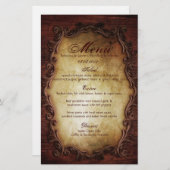 rustige typografie western land bruiloft (Voorkant / Achterkant)