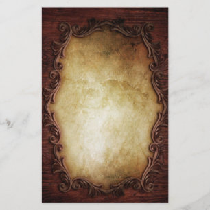 rustige  typografie western land bruiloft briefpapier