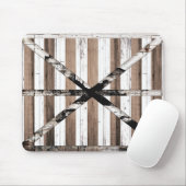 Rustige, uit meerdere houten witten en bruine sche muismat (Met muis)