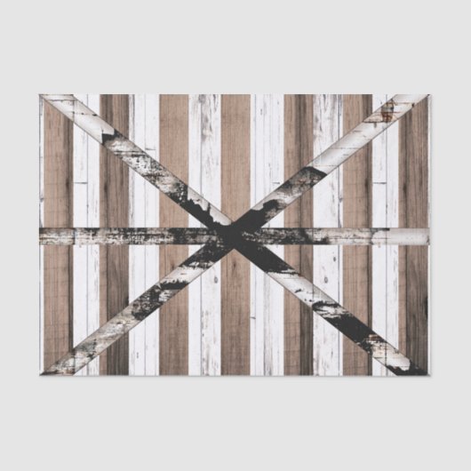 Rustige, uit meerdere houten witten en bruine sche tissuepapier (Voorkant)