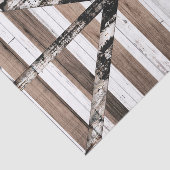 Rustige, uit meerdere houten witten en bruine sche tissuepapier (Detail)