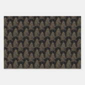 Rustige Vakantiepomp Black Gold Inpakpapier Vel (Voorkant 2)