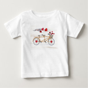 Rustige Valentijn fiets gebouwd voor twee