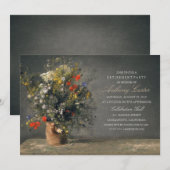 Rustige Vase schilderende Pensioen Kaart (Voorkant / Achterkant)