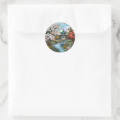 Rustige Vijver & Tempel Stickers Set (Tas)