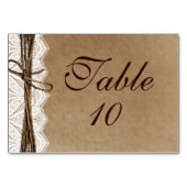 Rustige Vintage papieren bruiloft-kaarten Kaart (Achterkant)