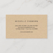 Rustige  vlinder Logo Visitekaartje (Achterkant)