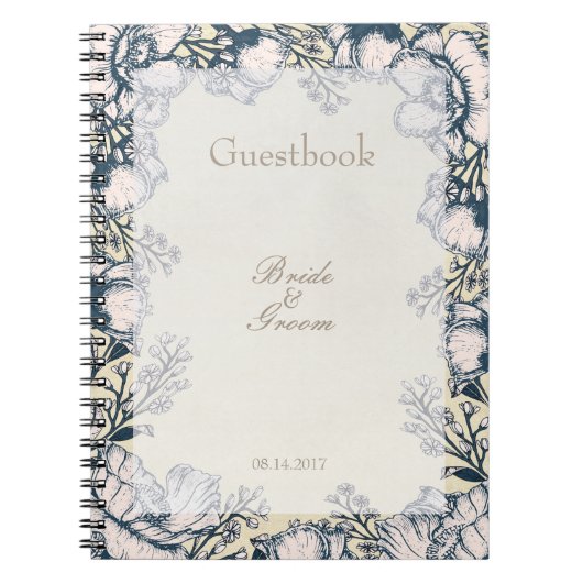 Rustige Vloerbloem Weddenschap Notitieboek (Voorkant)