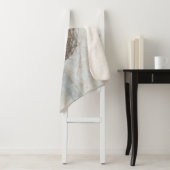 Rustige vogelnesttest - blauw sherpa deken (In situ)