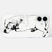 Rustige voogd, zakformaat Case-Mate iPhone case (Achterkant (horizontaal))