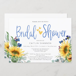 Rustige Vrijgezellenfeest Zonnebloem Wilde bloem Kaart