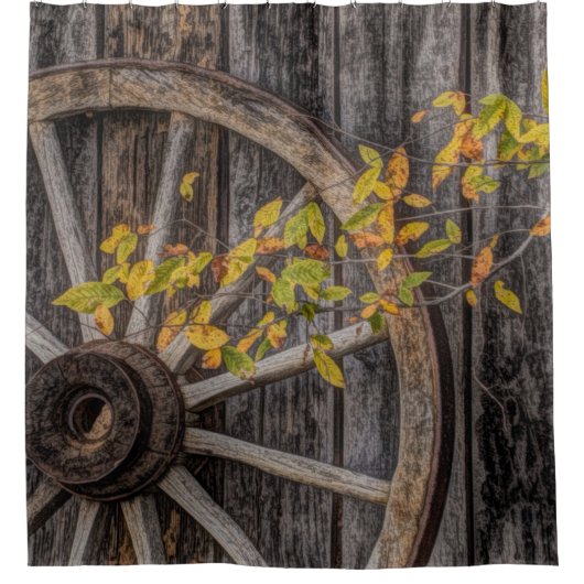 Rustige Wagon Douchegordijn (Voorkant)
