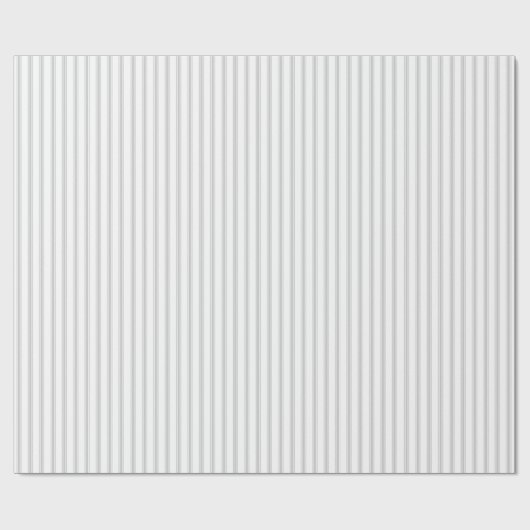 Rustige wapenfabriek met stripe grijs wit cadeaupapier (Vlak)