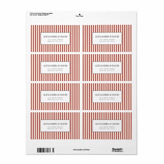 Rustige  wapenschild etiket (Full Sheet)