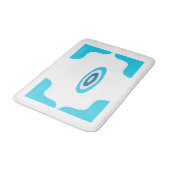 Rustige water grens bad mat (Gekanteld)