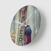 Rustige waterklep ronde klok (Hoek)