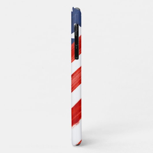 Rustige Waterverf Amerikaanse vlaggen-onafhankelij Case-Mate iPhone Case (Achterkant/links)